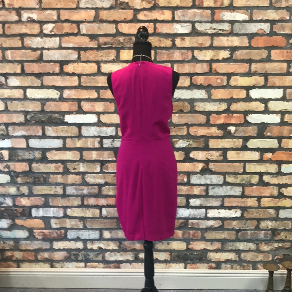 Poppy Lark - Maroon Sleeveless Sheath - Size Small - Picture 3 of 6